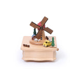 Dutch Windmill Farm Rotating Music Box | World Travel Gift