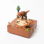 Jurassic Tyrannosaurus Triceratops Dinosaur Music Box