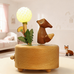 Fox Dandelion Prayer light Music Box