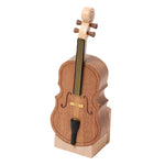 Mini Walnut wood Cello Music Box