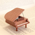 Mini Grand Piano Music Box(Brown)