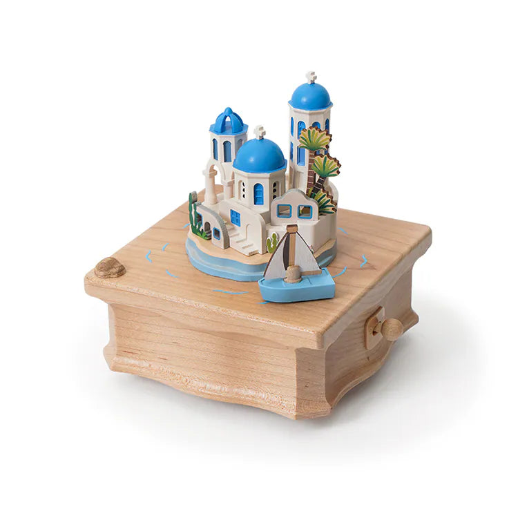 Greece Aegean Sea Loop Music Box Life City Music Box | World Travel Gift