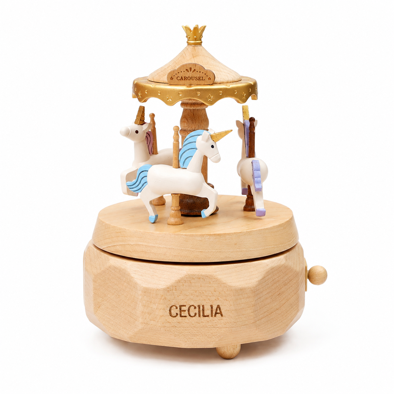 Carousel Unicorn Music Box