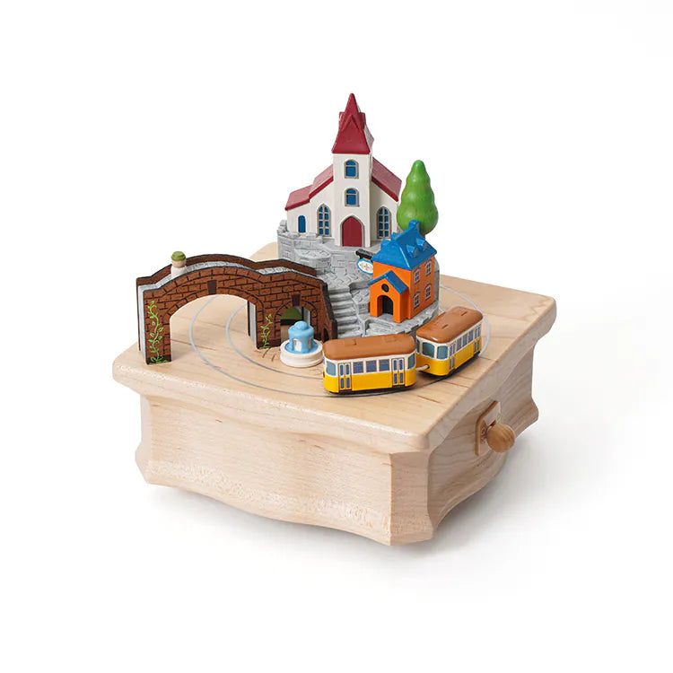Portugal Lisbon Sunshine Coast City Tram Train Music Box| World Travel Gift