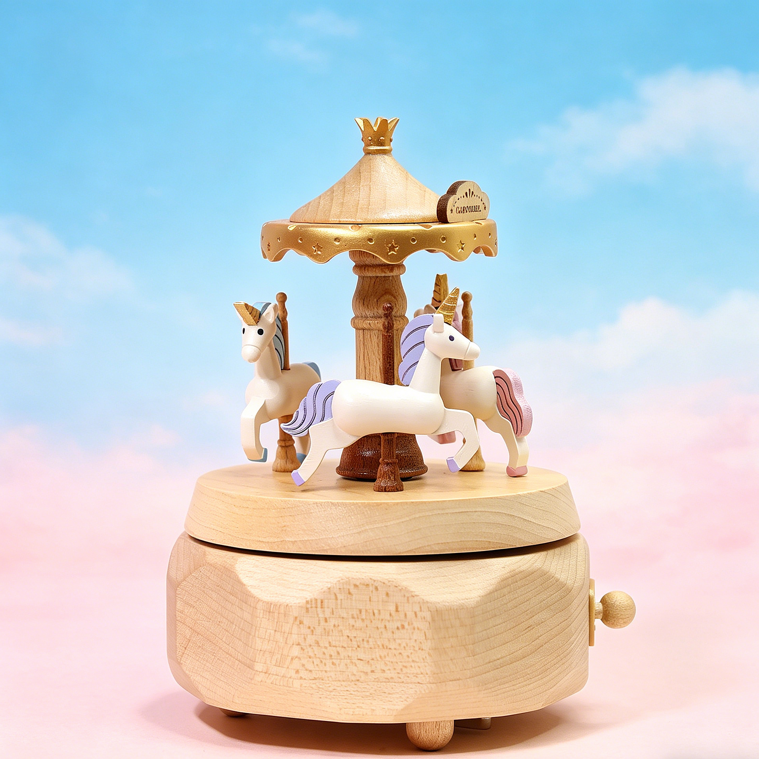 Carousel Unicorn Music Box