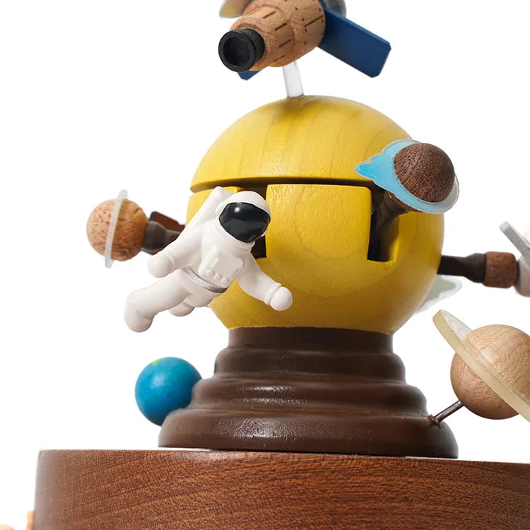 Space Navigation: Spacecraft, Satellite, Astronaut, Double Spin Up and Down, Music Box