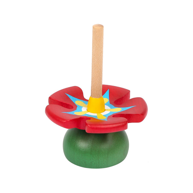 Petal Spinning Top / Red Blossom