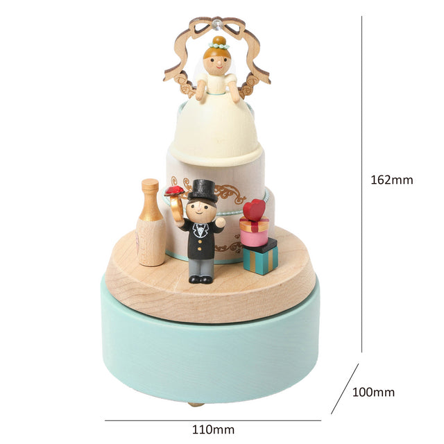 Wooderful Life Wedding Cake  Music Box