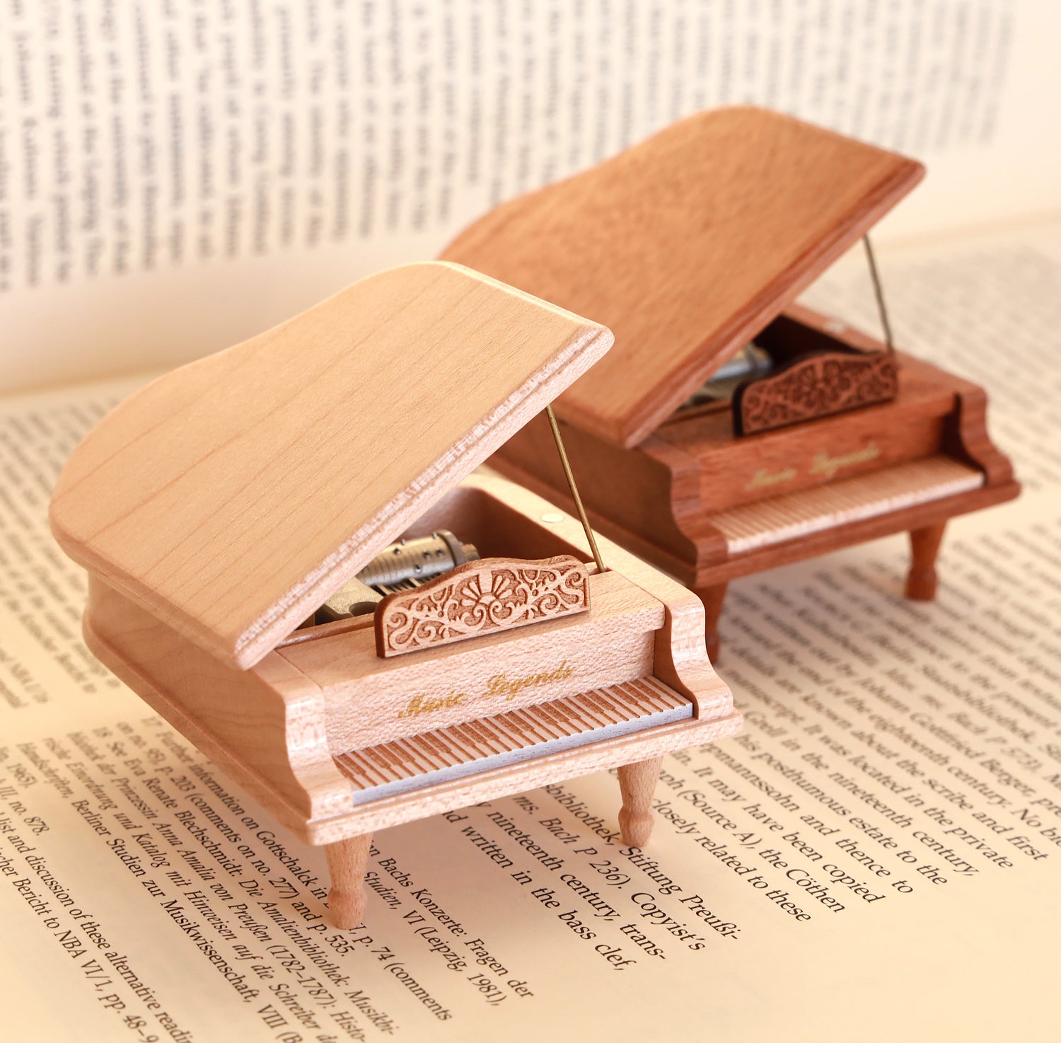 Mini Grand Piano Music Box（maple)