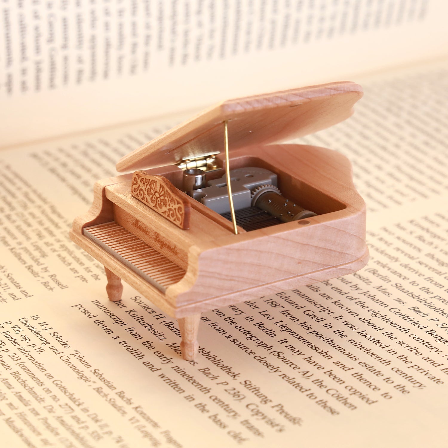 Mini Grand Piano Music Box（maple)