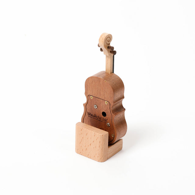 Mini Maple Cello Music Box – Timeless Symphony