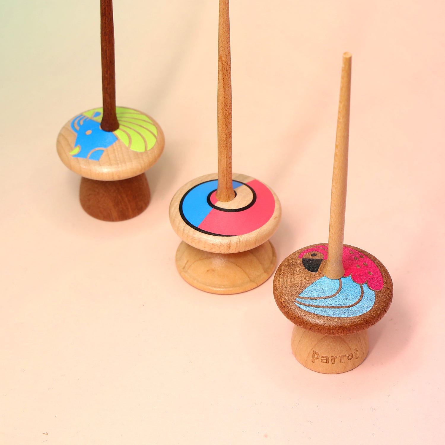 Animal Spinning Top/ Vintage Gifts / Wood Toy / Party Favor Toy / Old Time Toy / Gift for Friend / Gift for Boy/Birthday Gift/Vintage Toy